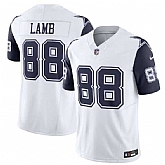 Men & Women & Youth Dallas Cowboys #88 CeeDee Lamb Thanksgiving White 2023 F.U.S.E. Vapor Limited Stitched Football Jersey,baseball caps,new era cap wholesale,wholesale hats